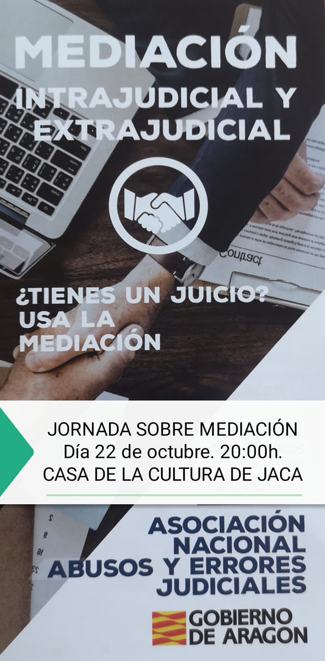 SUSPENDIDA Jornada sobre Mediación 