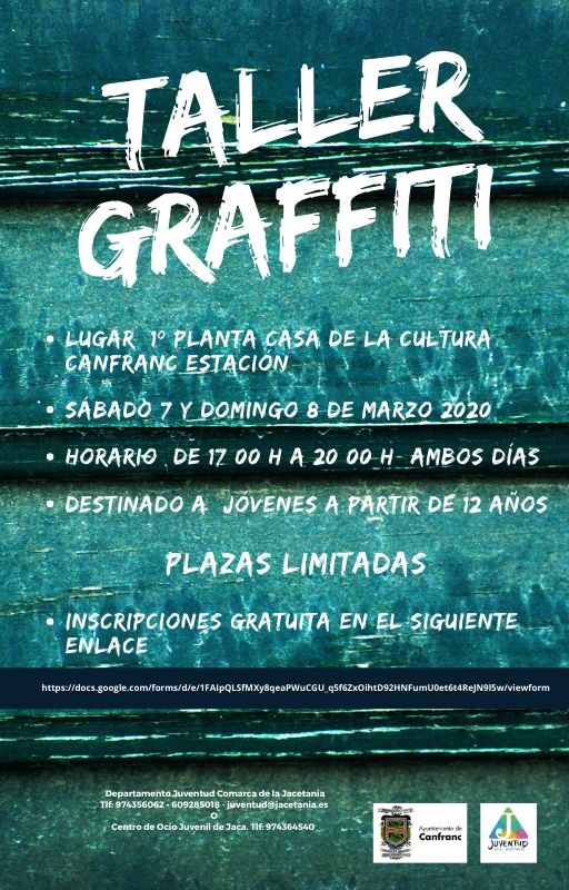 Taller de Graffiti, en Canfranc