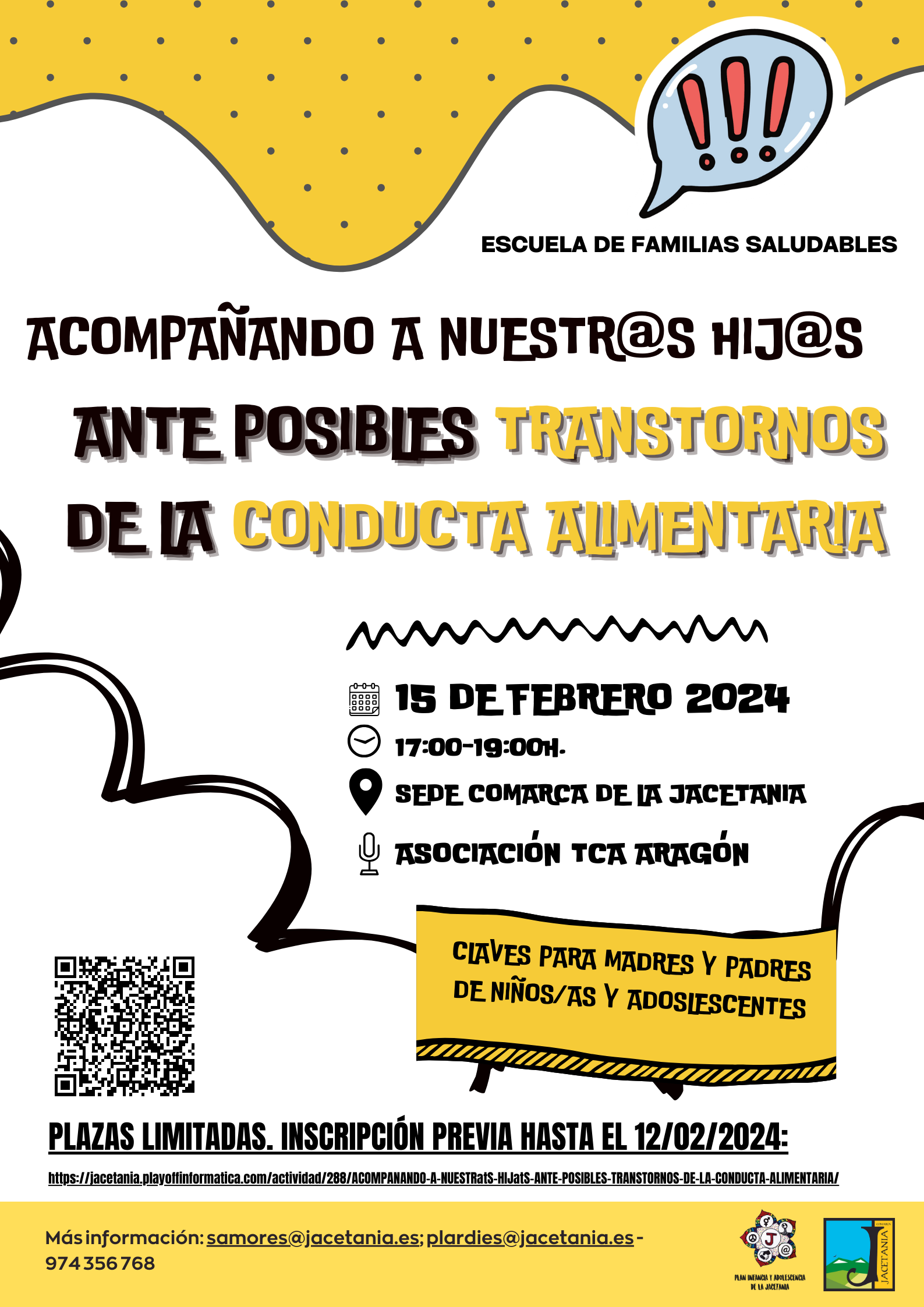 ACOMPAÑANDO A NUESTR@S HIJ@S ANTE POSIBLES TRASTORNOS DE LA CONDUCTA ALIMENTARIA