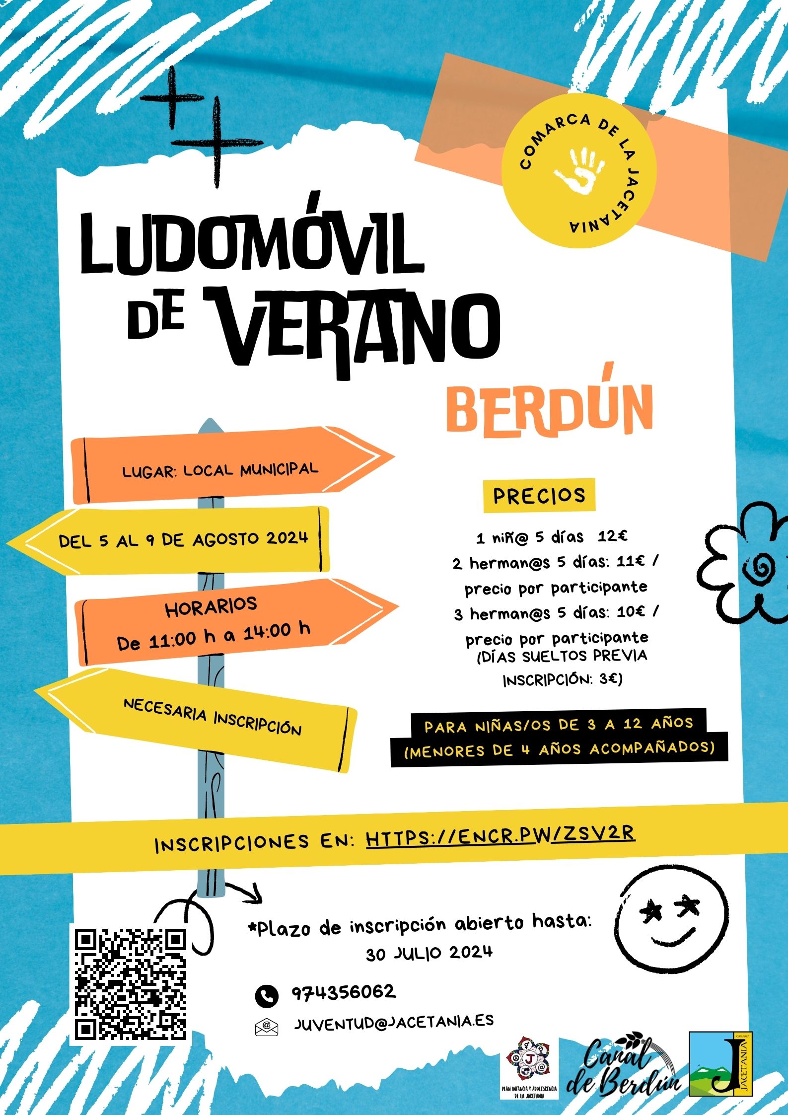¡Llega la Ludomóvil de Verano a Berdún!