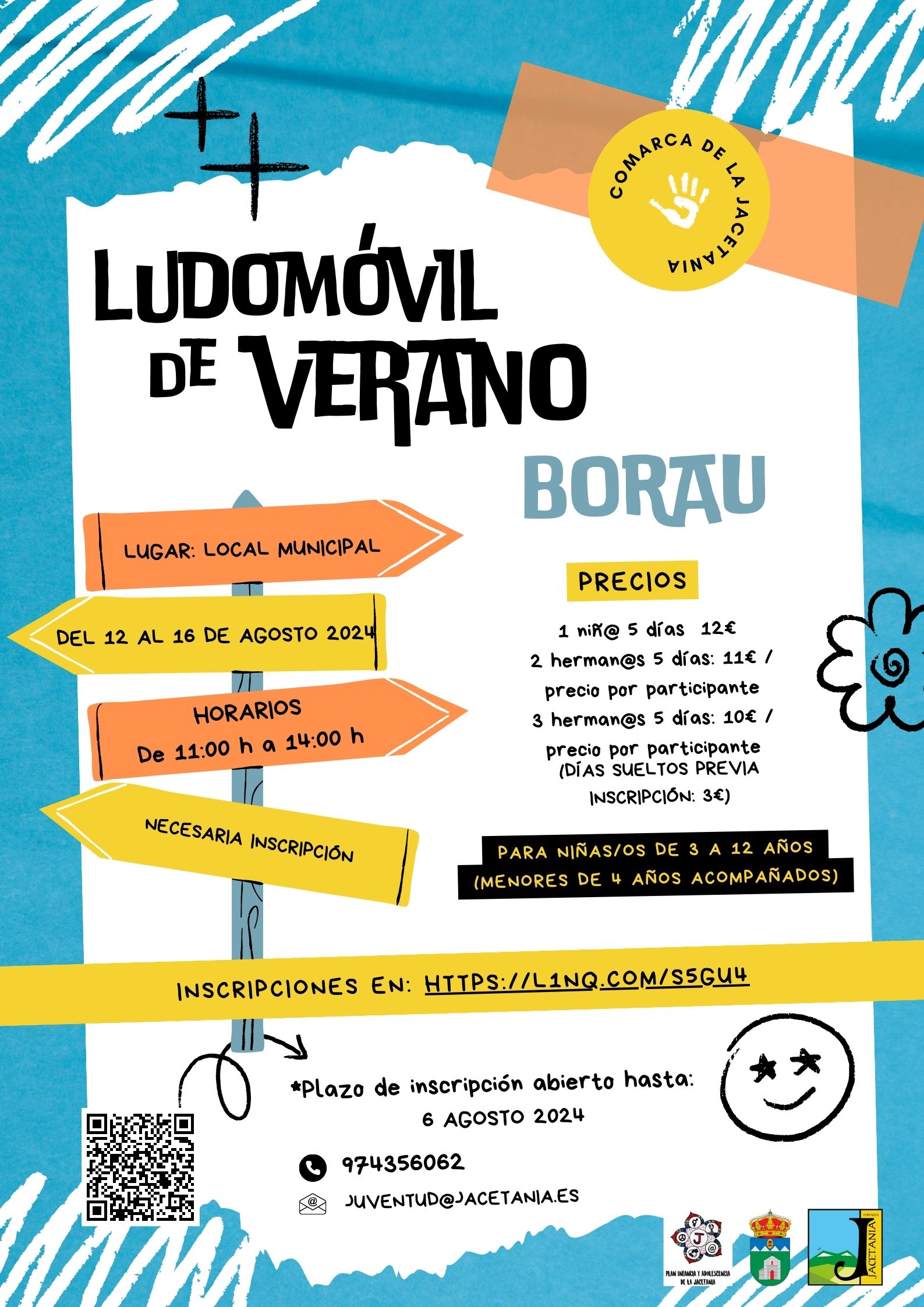 ¡Llega la Ludomóvil de Verano a Borau!