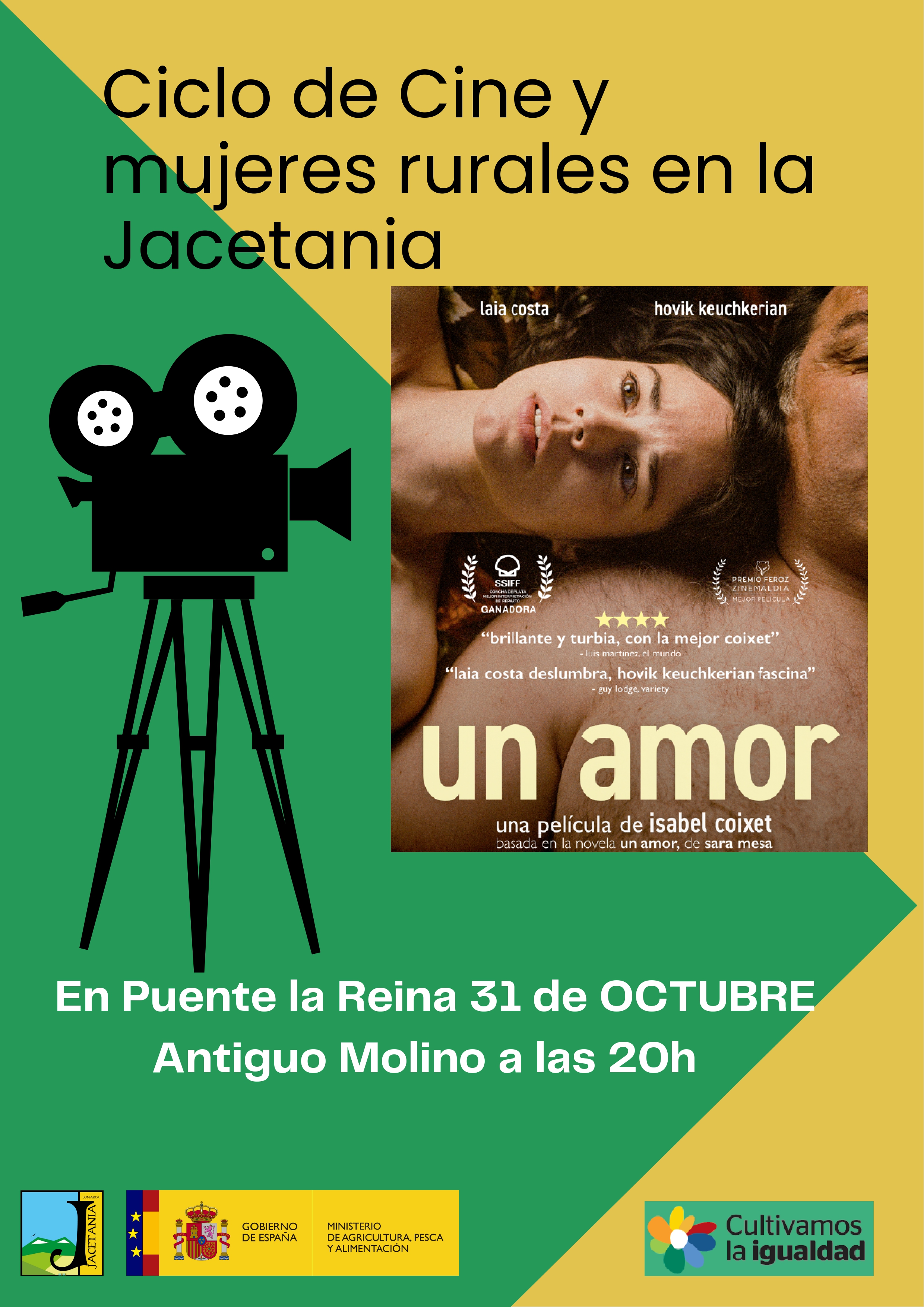 CICLO DE CINE Y MUJERES RURALES: PUENTE LA REINA DE JACA 