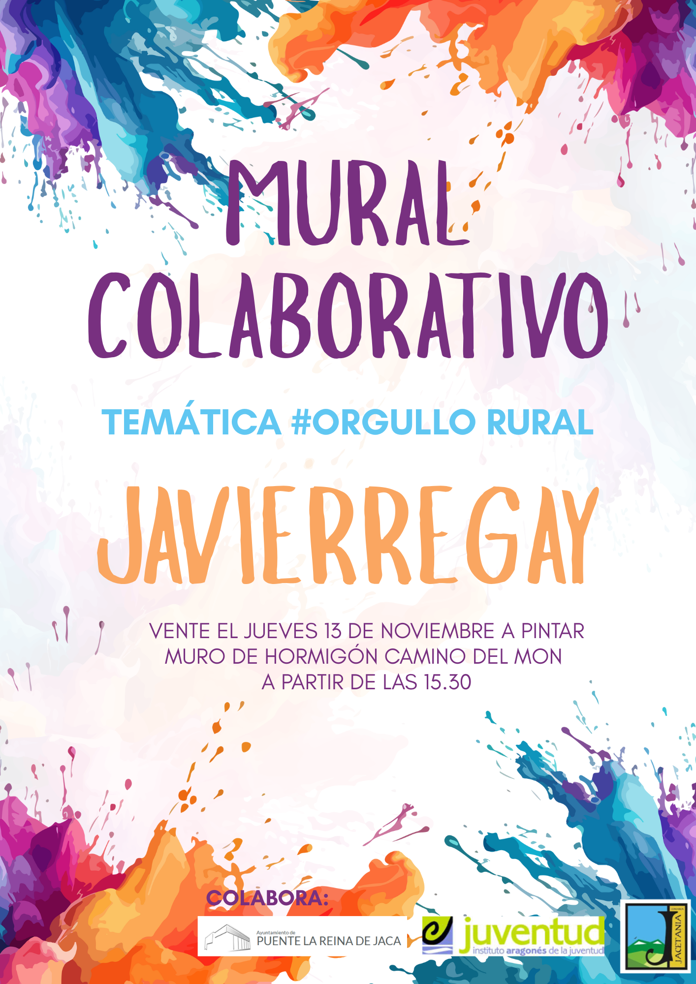 MURAL COLABORATIVO EN JAVIERREGAY 