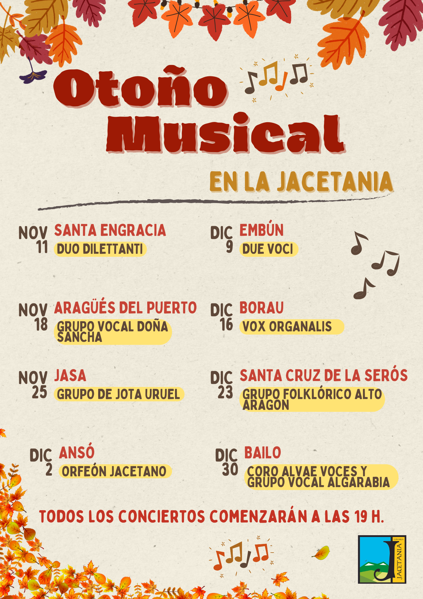 Otoño Musical en La Jacetania