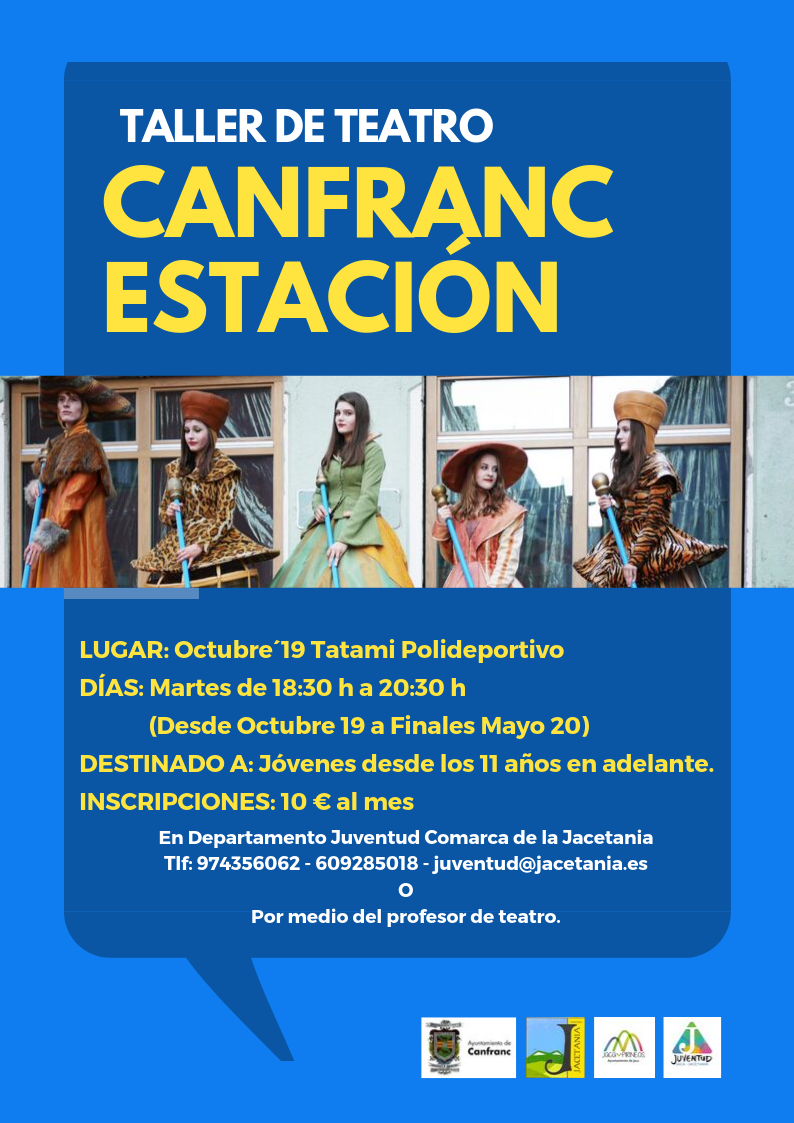 Taller de Teatro en Canfranc Estación 