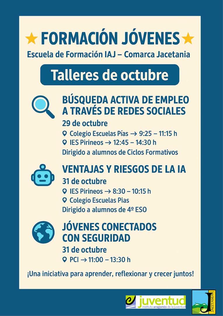 Formación de adolescentes y jóvenes en competencias a través de las propuestas de la Escuela de Formación Permanente del IAJ