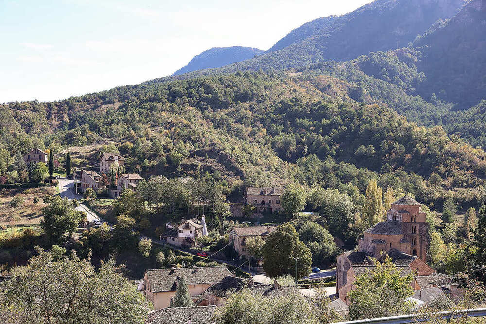 Panorámica de Santa Cruz de la Serós