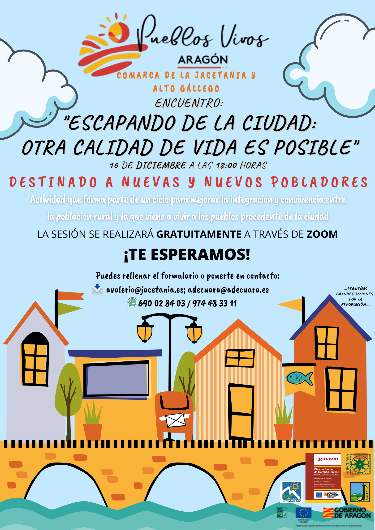  Encuentro virtual “Escapando de la ciudad: Otra calidad de vida es posible”