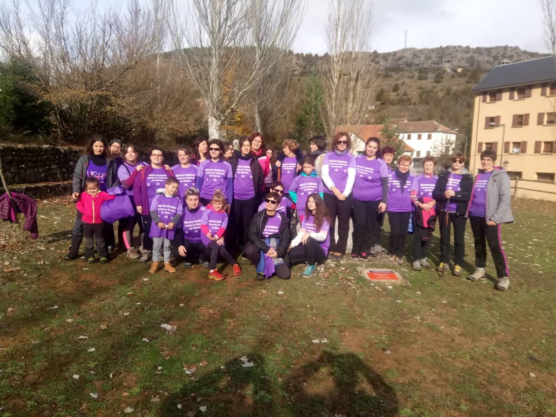 Hecho y La Jacetania marchan contra la violencia de género