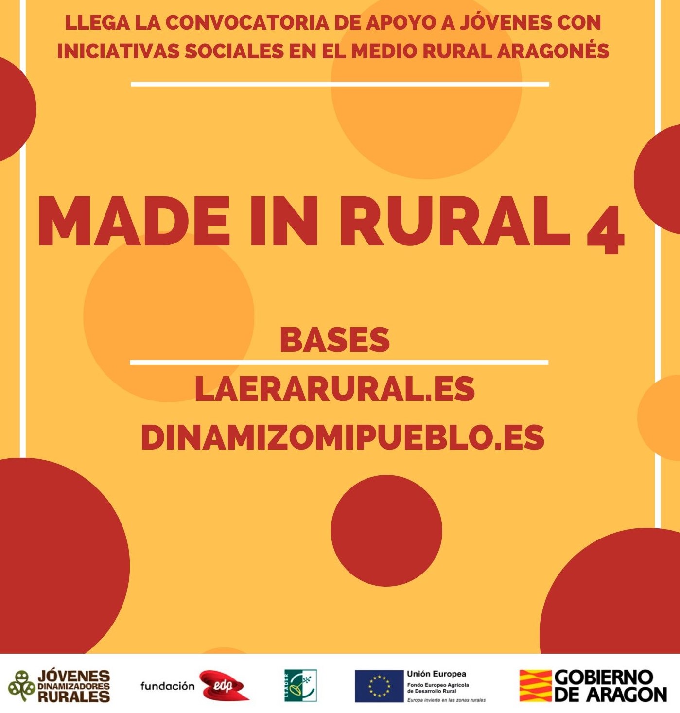 JDR convoca “Made In Rural 4” para iniciativas juveniles en el medio rural aragonés