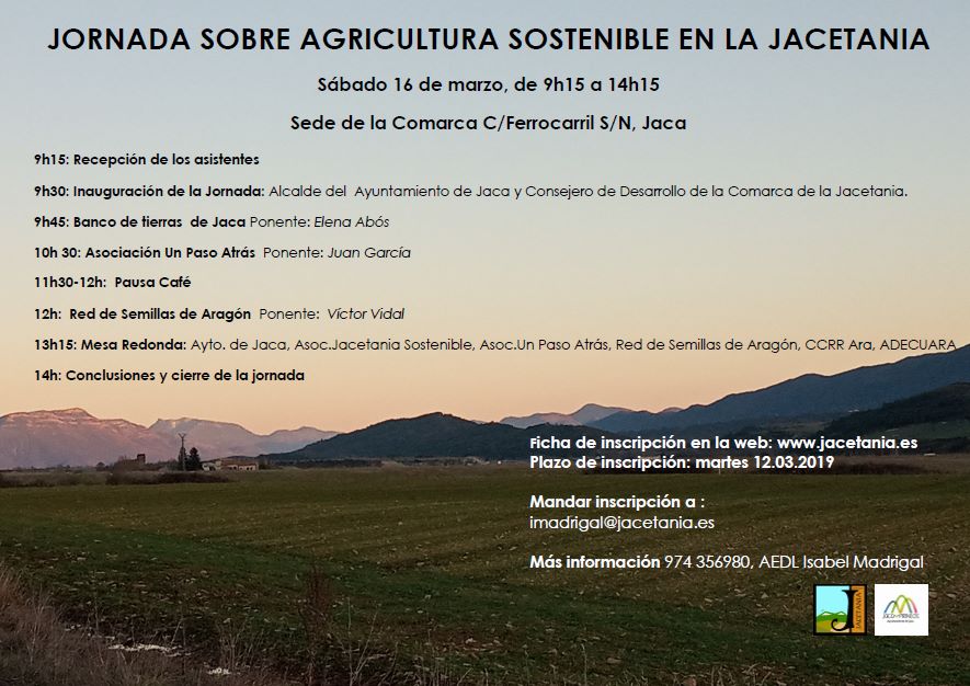 Jornada sobre Agricultura sostenible en la Jacetania