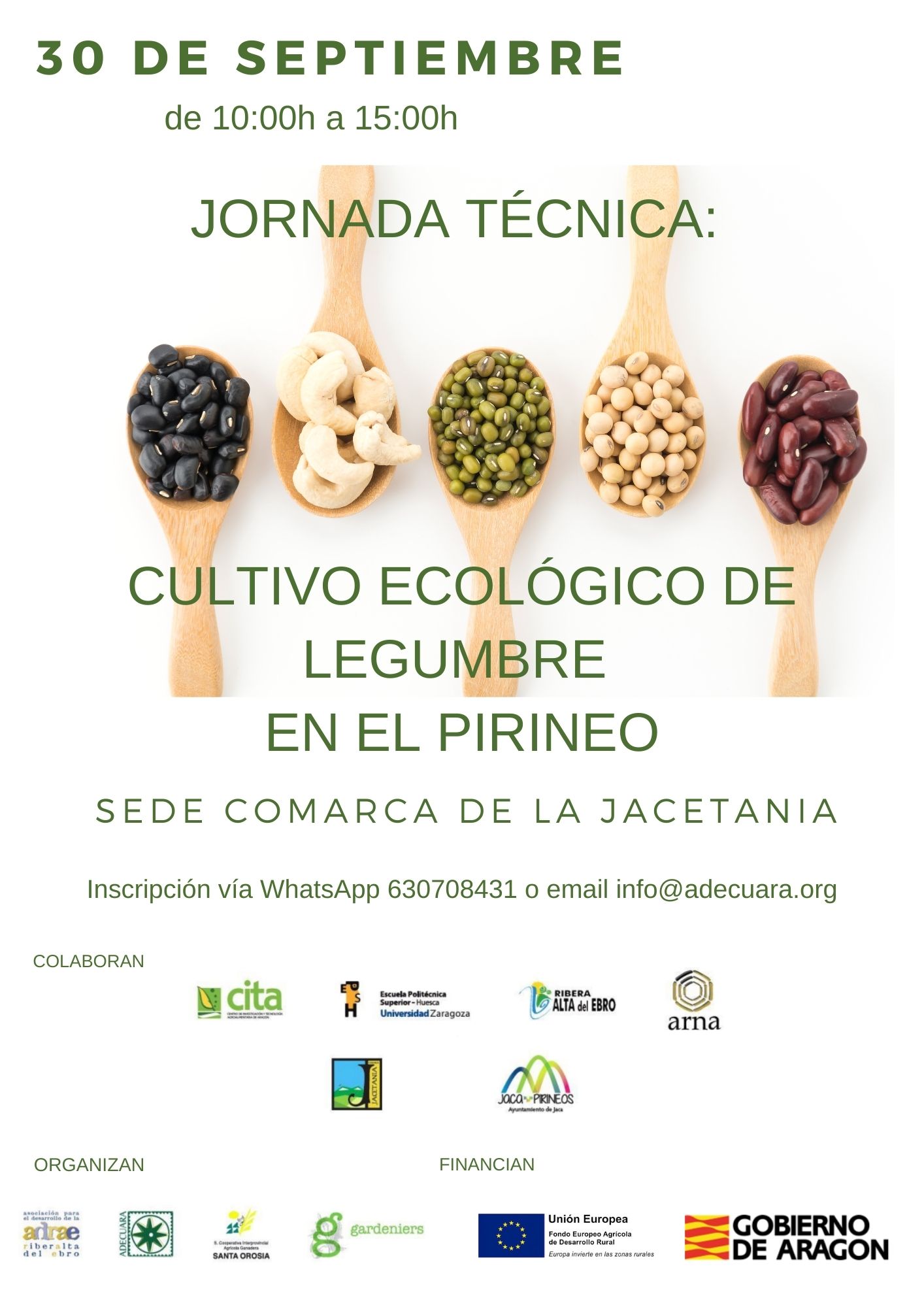 Jornada técnica sobre Cultivo Ecológico de legumbre en el Pirineo