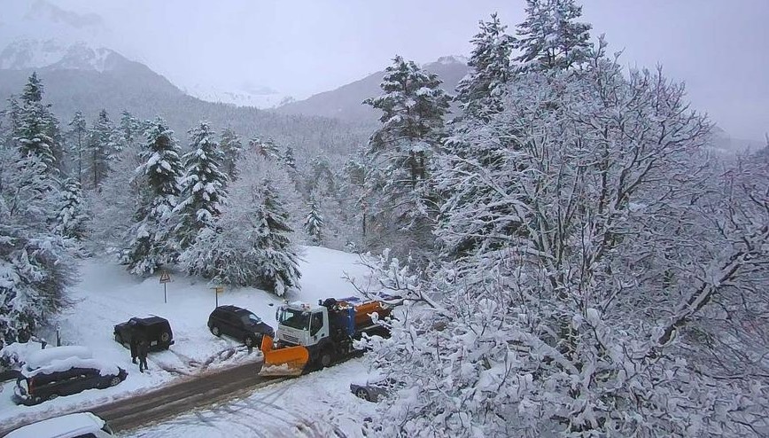 La Comarca de la Jacetania activa el operativo de vialidad invernal 