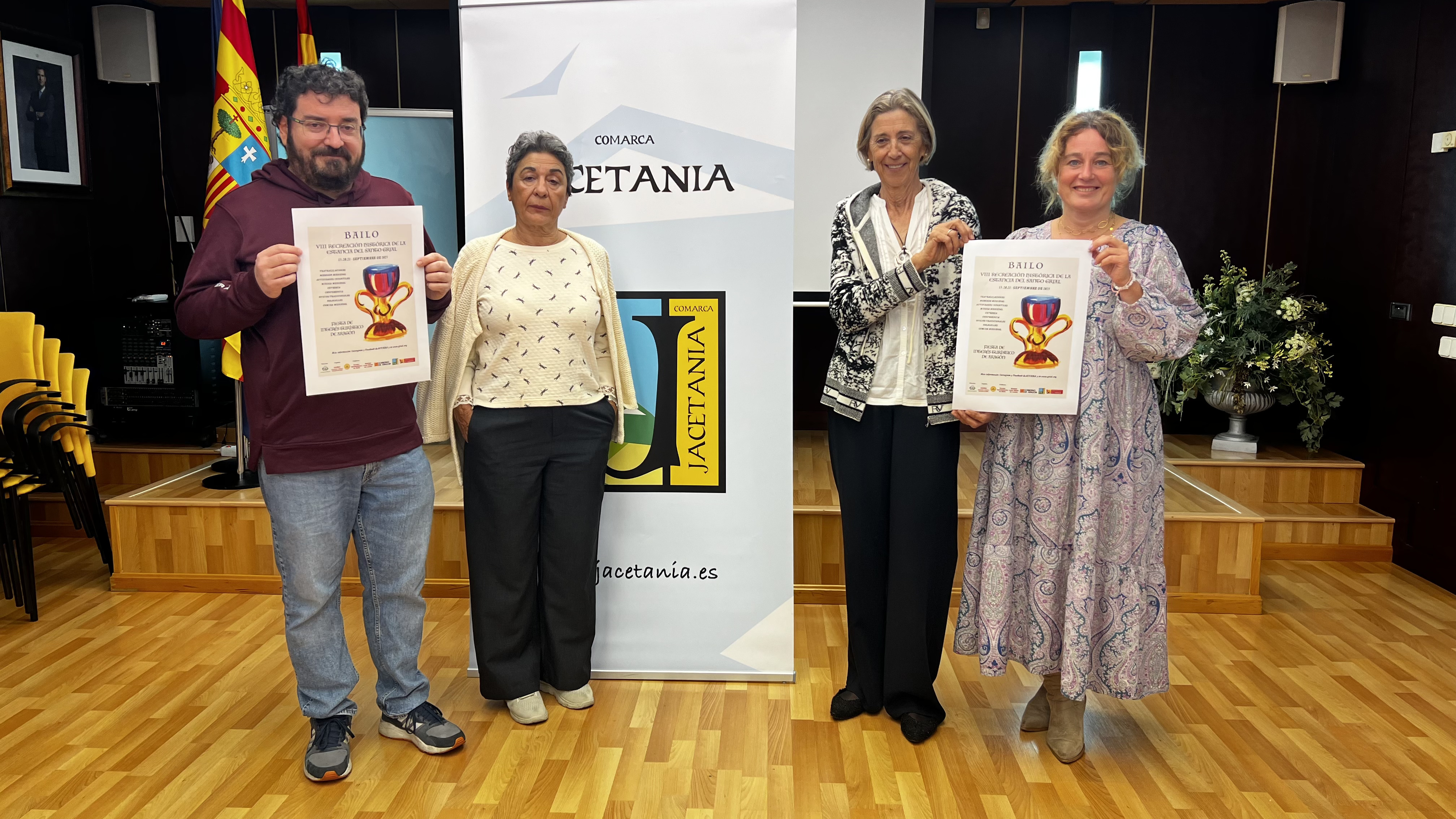 La Comarca de la Jacetania y ACURBA presentan la VIII Recreación Histórica de la Estancia del Santo Grial en Bailo