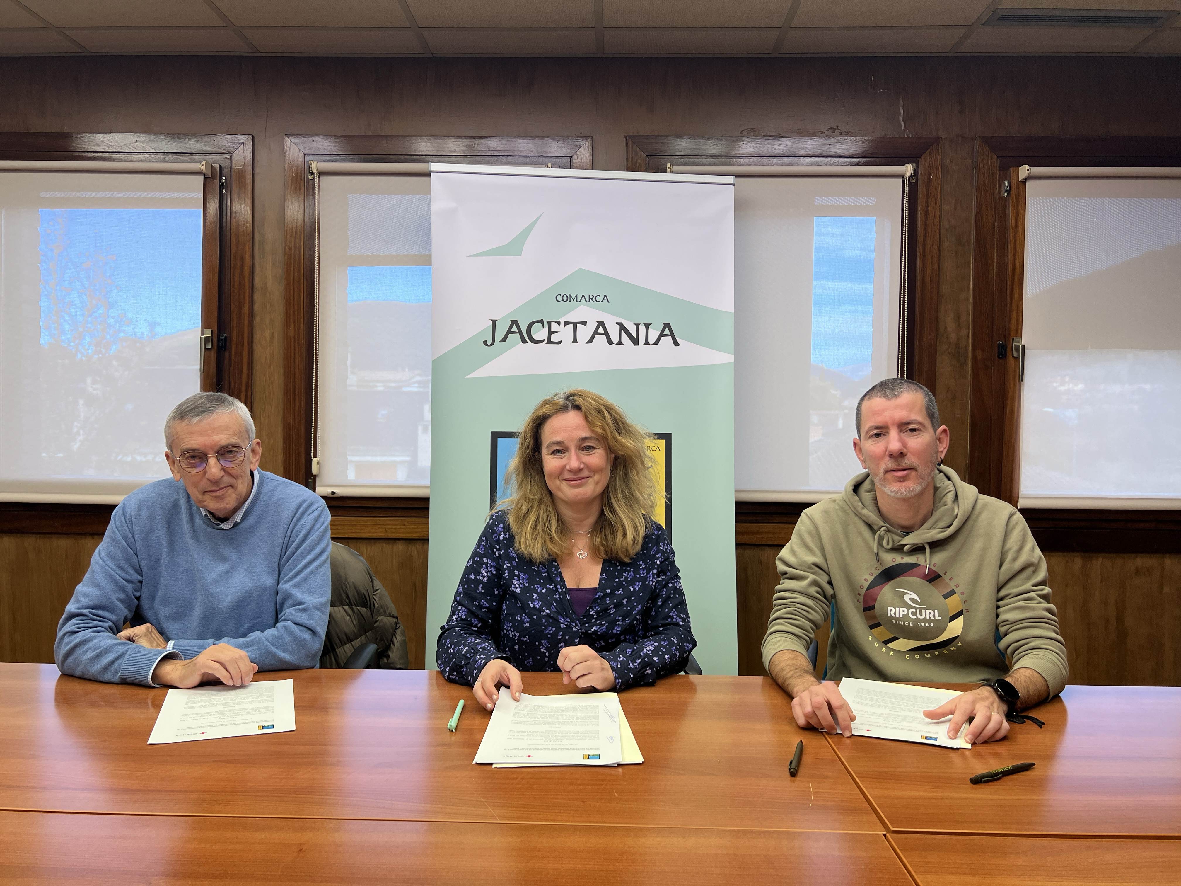 La Comarca de la Jacetania y Cruz Roja reafirman sus lazos por medio de un nuevo convenio