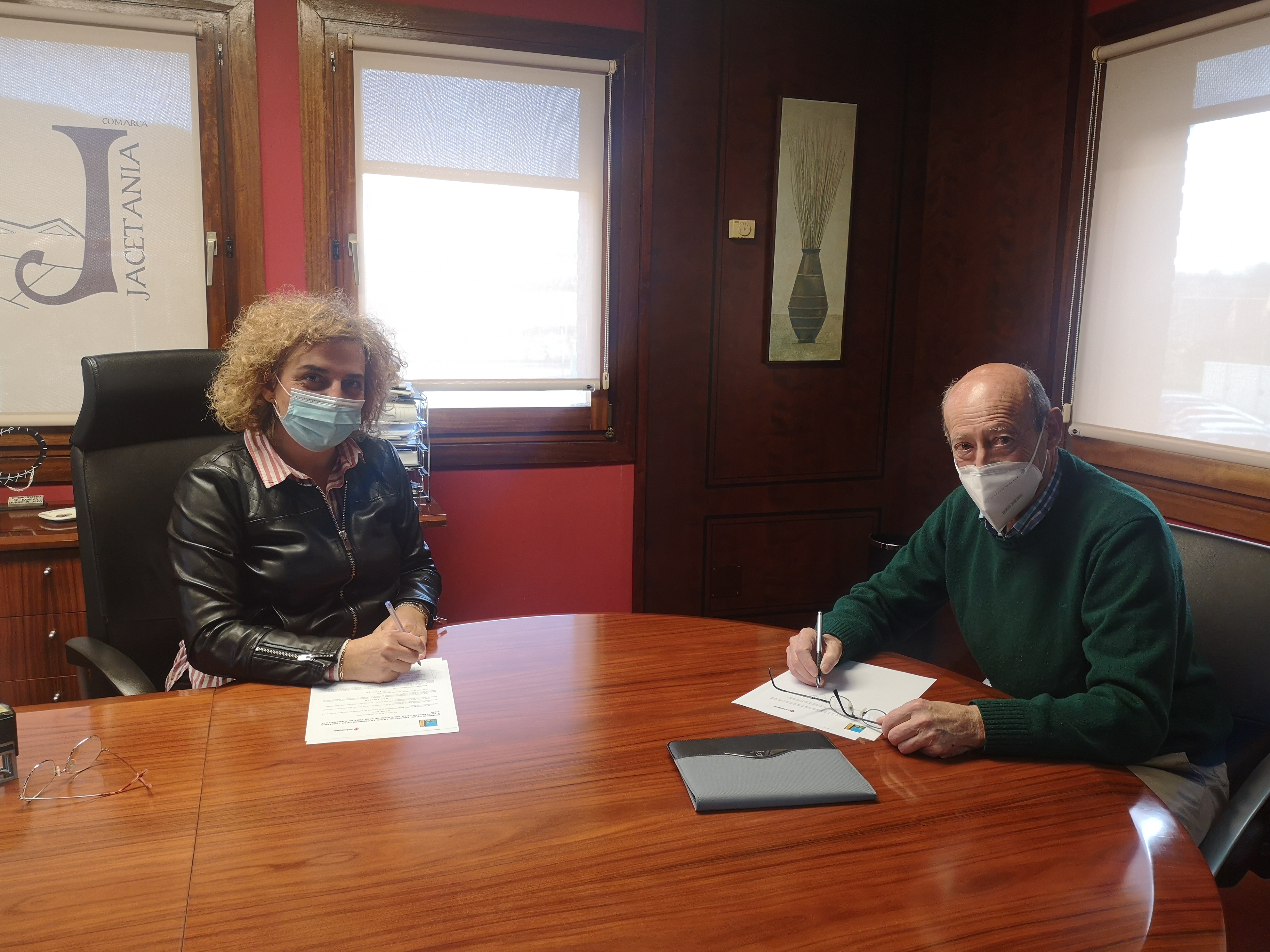 La Comarca de la Jacetania renueva su convenio de colaboración con la Cruz Roja