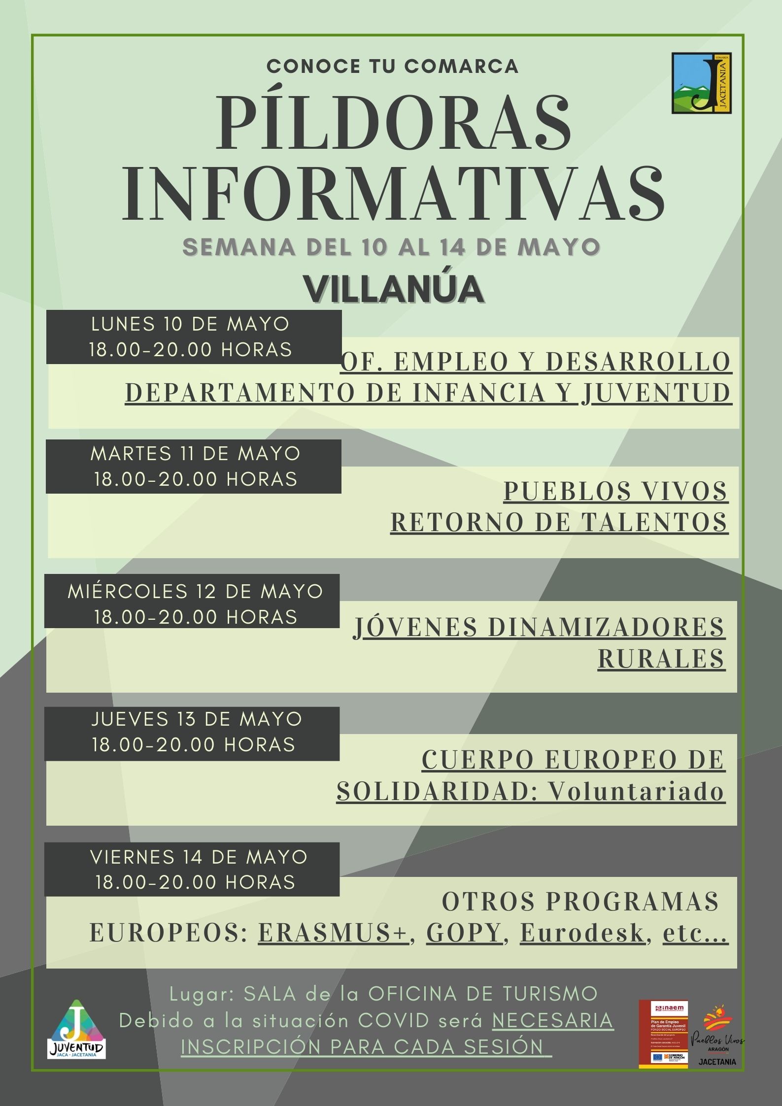 La Comarca organiza unas Pildoras informativas para dar a conocer los recursos del territorio