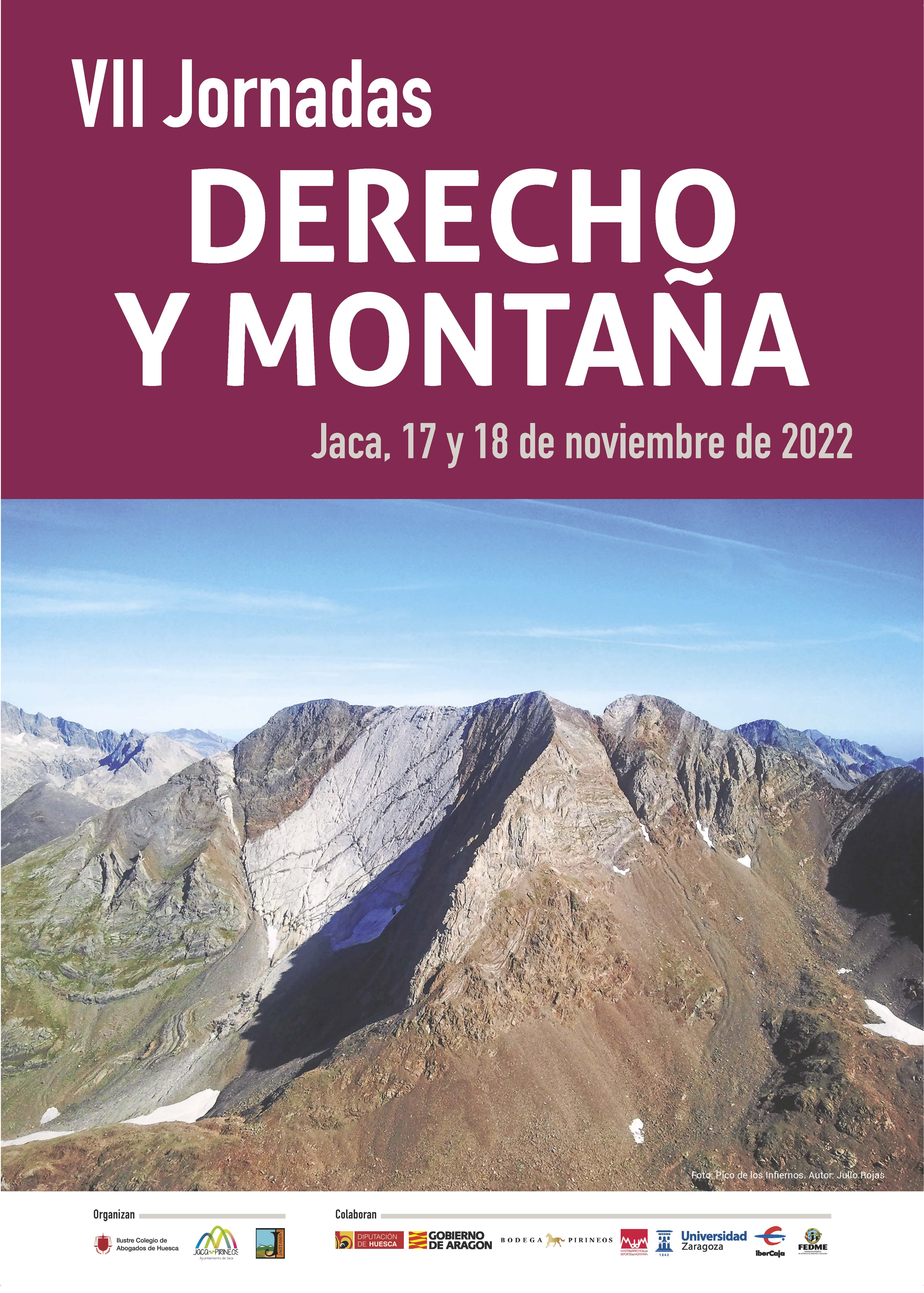 Las VII Jornadas Derecho y Montaña analizarán el cambio climático y su influencia en la montaña
