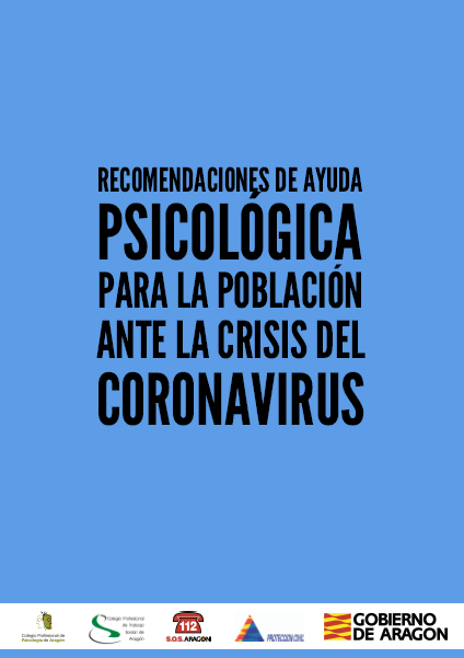 Recomendaciones de ayuda psicológica para la población ante el coronavirus