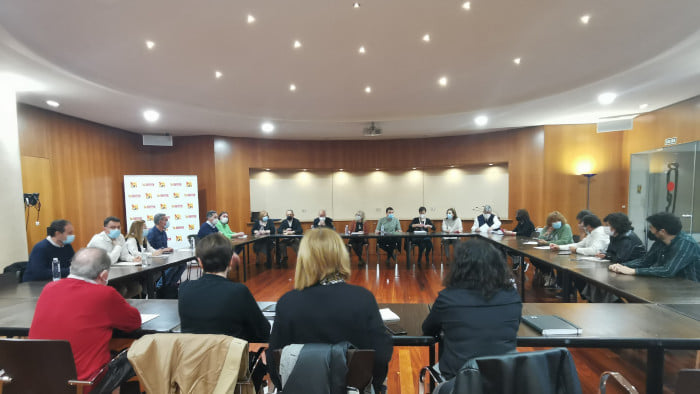 Reunión de coordinación para atender a los refugiados ucranianos