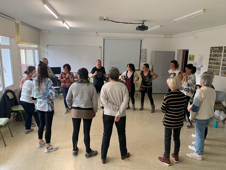 Taller de teatro y charla por la igualdad en el CPEPA Jacetania