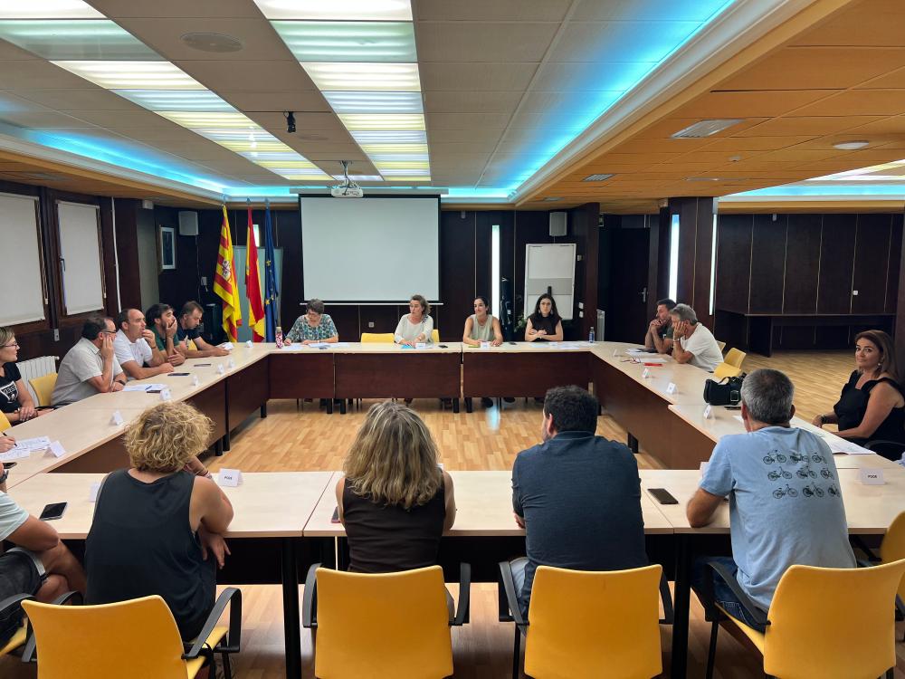 Imagen La Comarca de la Jacetania, 55.000 euros para cubrir los gastos iniciales del incendio de Peñas de Riglos