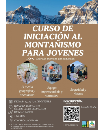 Imagen CURSO DE INICIACIÓN AL MONTAÑISMO
